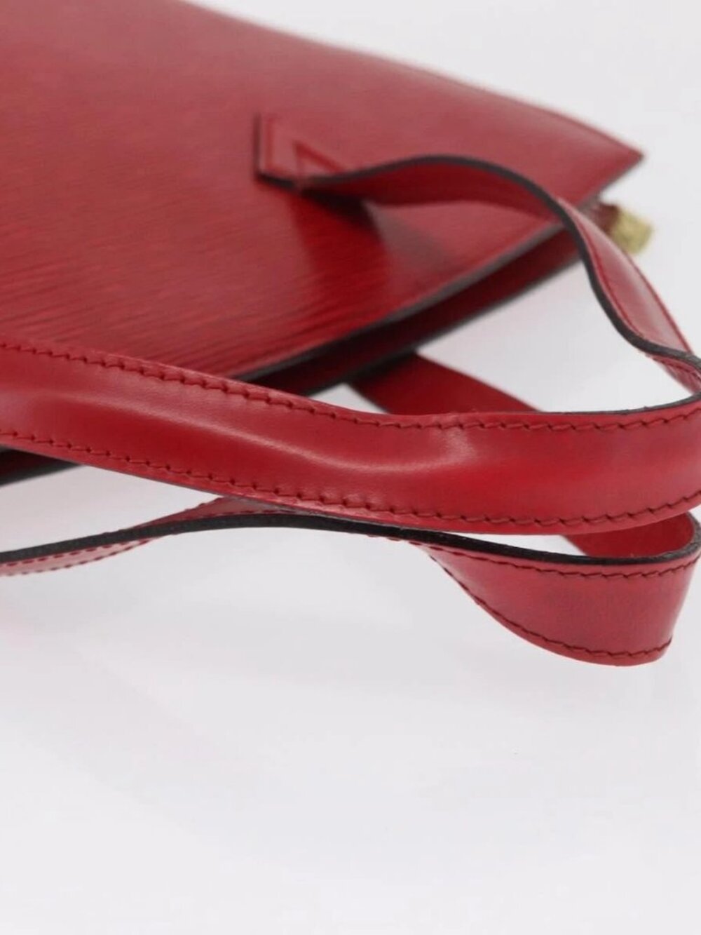 LOUIS VUITTON Epi Saint Jacques Shoulder Bag Red M52277 LV Auth 164590 - Picture 8 of 16